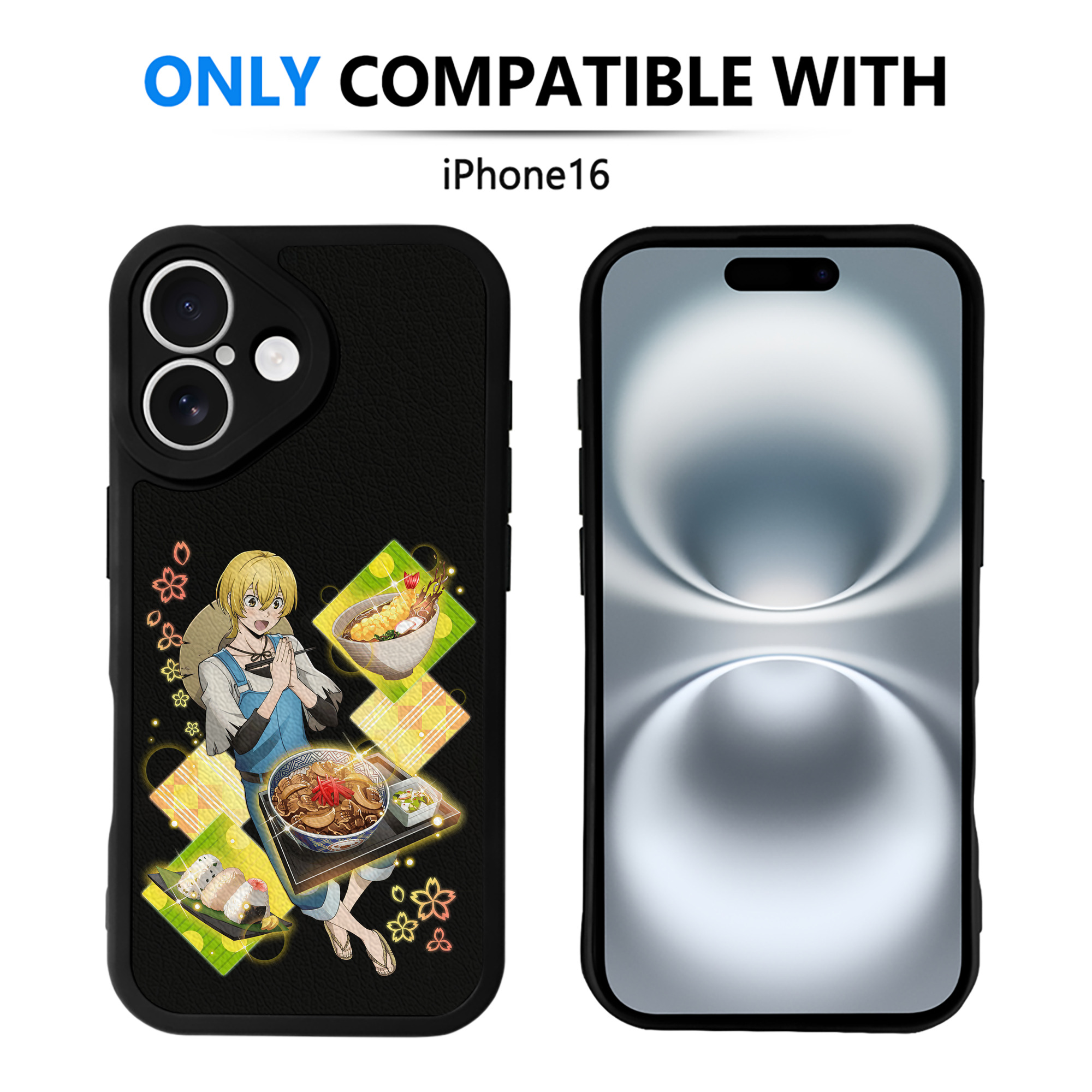 （画像用） 文豪ストレイドッグス Bungo Stray Dogs 【iPhone 16シリーズ対応】シリコンスマホケース（レザー調） 材質：シリコン